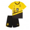 Borussia Dortmund Hemmaställ Barn 2023-24 Korta ärmar (+ Korta byxor)